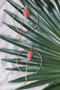 Hammered Gold Hoop Earrings - Whiskey Skies - LESLIE CURTIS JEWLERY DESIGNS