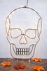 Hanging Light Up Wire Skull - Whiskey Skies - GERSON COMPANIES