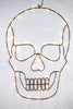 Hanging Light Up Wire Skull - Whiskey Skies - GERSON COMPANIES