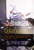 Hanging Neon "Welcome" Sign With Witch Broom - Whiskey Skies - SPECIAL T IMPORTS INC