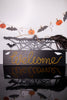 Hanging Neon "Welcome" Sign With Witch Broom - Whiskey Skies - SPECIAL T IMPORTS INC