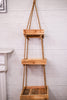 Hanging Three Tiered Wood With Rope - Whiskey Skies - KALALOU