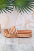 Hangover Raffia Platform Sandals - Whiskey Skies - CORKYS FOOTWEAR