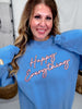 "Happy Everything" Gingerbread Sweater - Whiskey Skies - SOUTHERN BLISS COMPANY