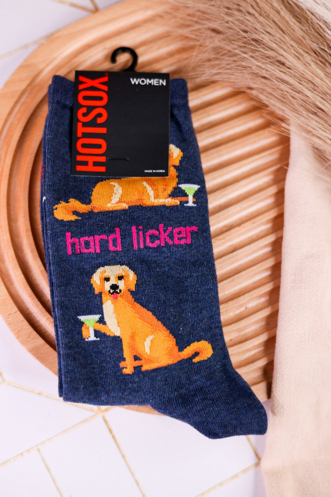 Hard Licker Women's Crew Socks - Whiskey Skies - RENFRO SOCKS