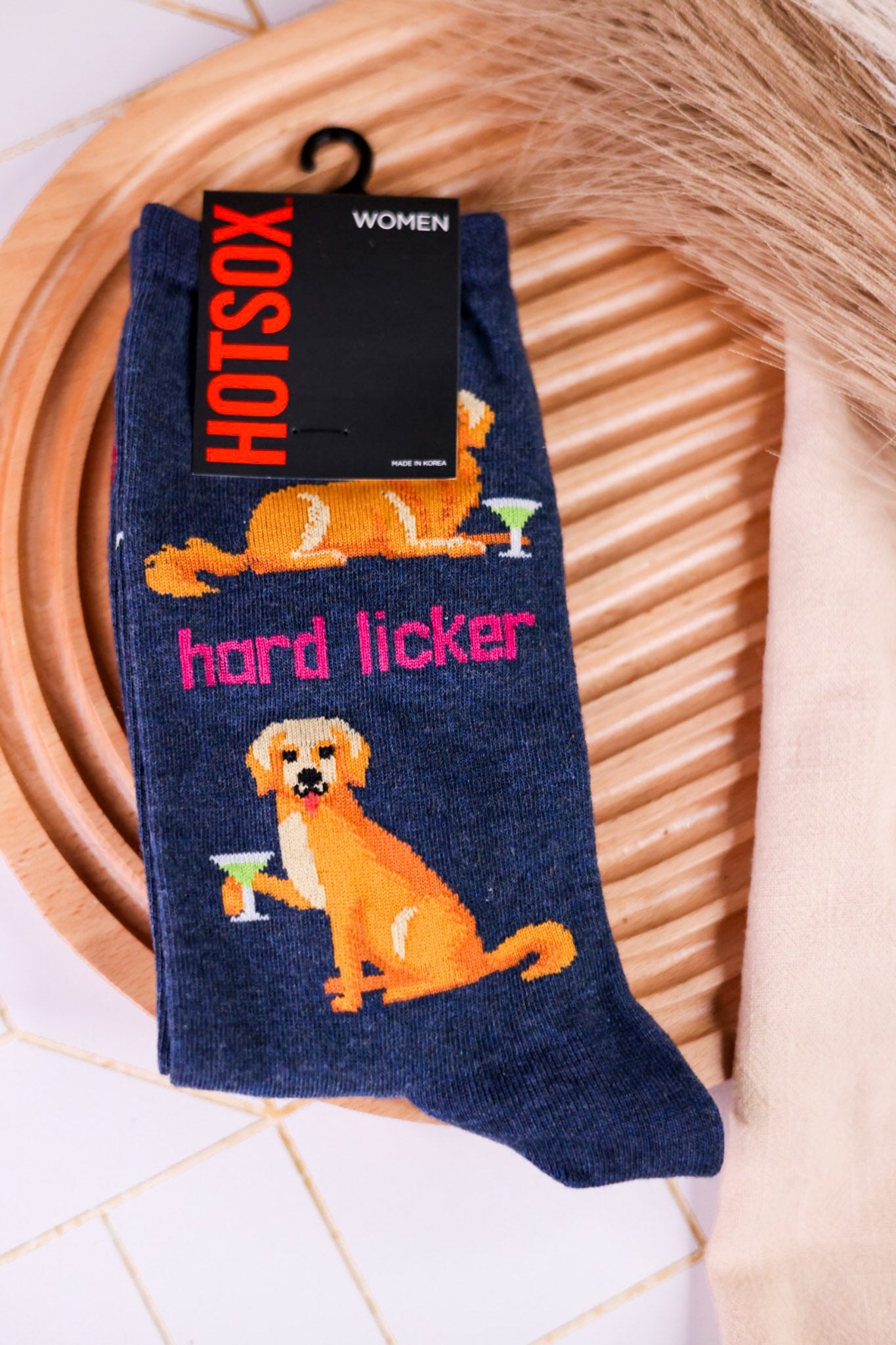 Hard Licker Women's Crew Socks - Whiskey Skies - RENFRO SOCKS