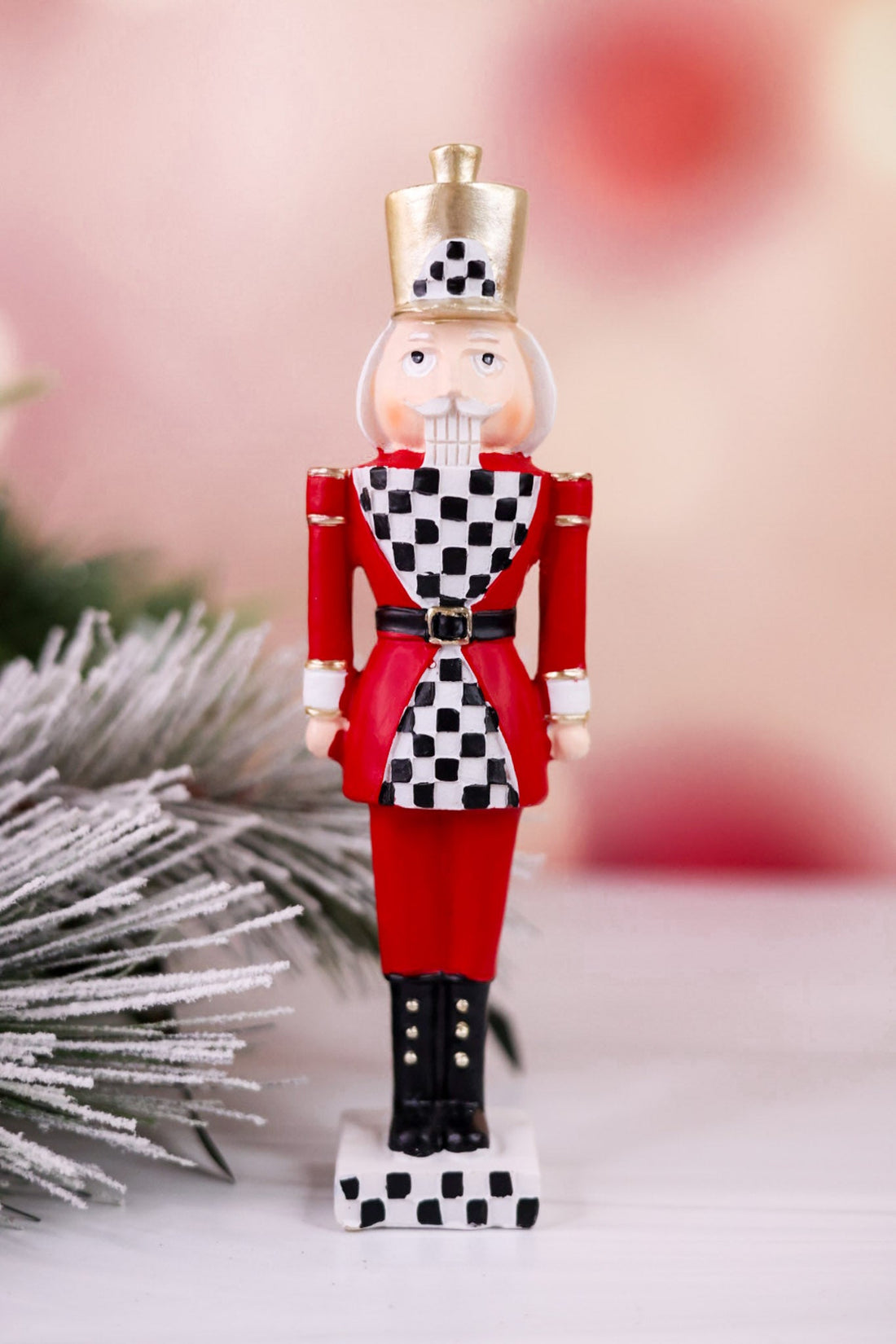 Harlequin Resin Nutcracker Soliders (3 Styles) - Whiskey Skies - K&K INTERIORS