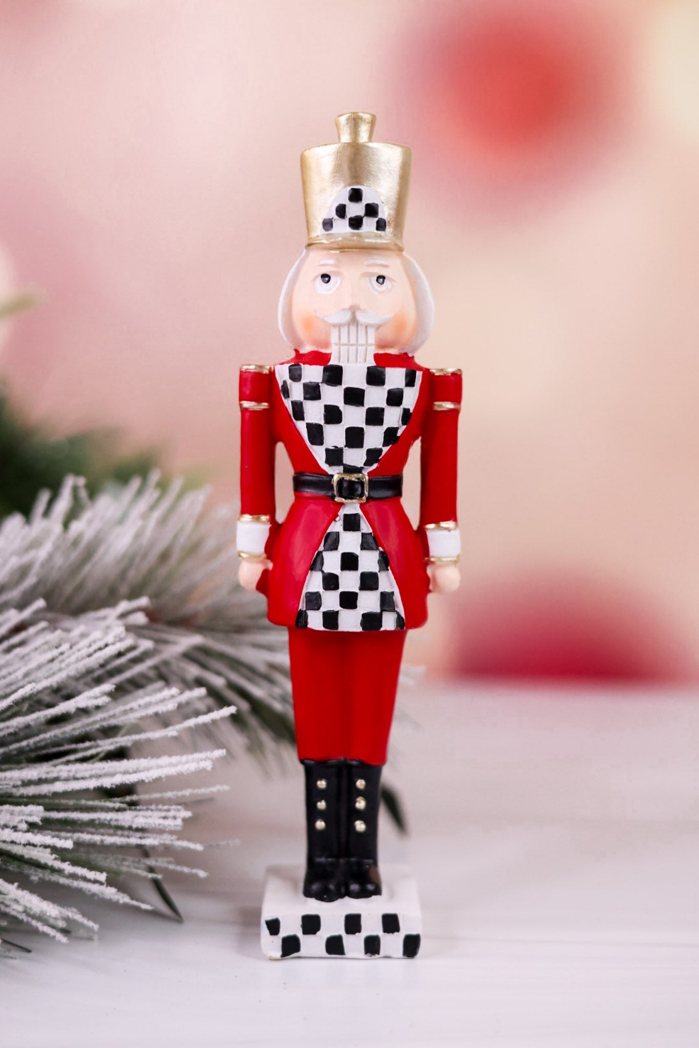 Harlequin Resin Nutcracker Soliders (3 Styles) - Whiskey Skies - K&K INTERIORS