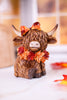 Harvest Highland Cow Resin Tabletop Decorations (3 Styles) - Whiskey Skies - HANNA'S HANDIWORKS
