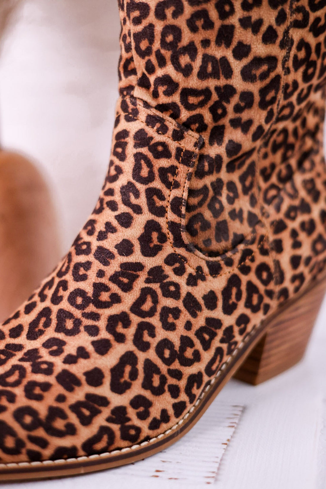 Hat's Off Leopard Wide Calf Boots - Whiskey Skies - CORKYS FOOTWEAR