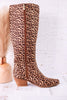 Hat's Off Leopard Wide Calf Boots - Whiskey Skies - CORKYS FOOTWEAR