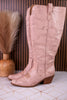 Hat's Off Putty Crackle Wide Calf Boots - Whiskey Skies - CORKYS FOOTWEAR