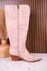 Hat's Off Putty Crackle Wide Calf Boots - Whiskey Skies - CORKYS FOOTWEAR