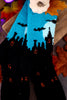 Haunted House Fuzzy Crew Socks - Whiskey Skies - CRESCENT SOCK COMPANY