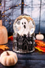 Haunted House With LED Glitter Snowglobe - Whiskey Skies - ROMAN