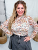 Hauntin' The Range Western Ghost Long Sleeve Mesh Top - Whiskey Skies - STERLING KREEK