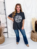 Have The Day You Deserve Short Sleeve Graphic Tee - Whiskey Skies - FESTIVITEES