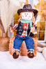 Hay Bale Scarecrow Sitter (2 Styles) - Whiskey Skies - HANNA'S HANDIWORKS