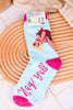 Hay Y'all Women's Crew Socks - Whiskey Skies - HATLEY LITTLE BLUE HOUSE INC.