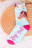 Hay Y'all Women's Crew Socks - Whiskey Skies - HATLEY LITTLE BLUE HOUSE INC.