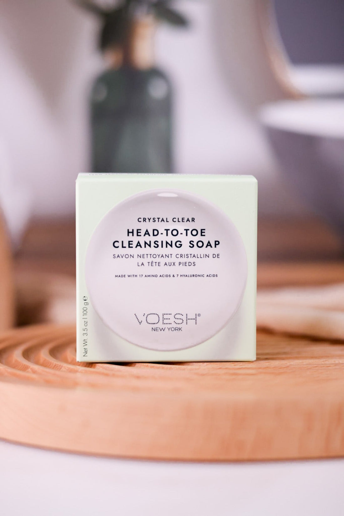 Head - To - Toe Crystal Clear Cleansing Soap Bar - Whiskey Skies - VOESH