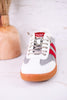 Heads Up Black & White Houndstooth Sneakers With Red Stripes - Whiskey Skies - CORKYS FOOTWEAR