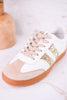 Heads Up Gold Glitter Sneakers - Whiskey Skies - CORKYS FOOTWEAR