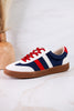 Heads Up Red White & Blue Sneakers - Whiskey Skies - CORKYS FOOTWEAR