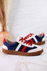 Heads Up Red White & Blue Sneakers - Whiskey Skies - CORKYS FOOTWEAR
