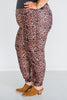 "Hear Me Roar" Animal Print Joggers - Whiskey Skies - STERLING KREEK