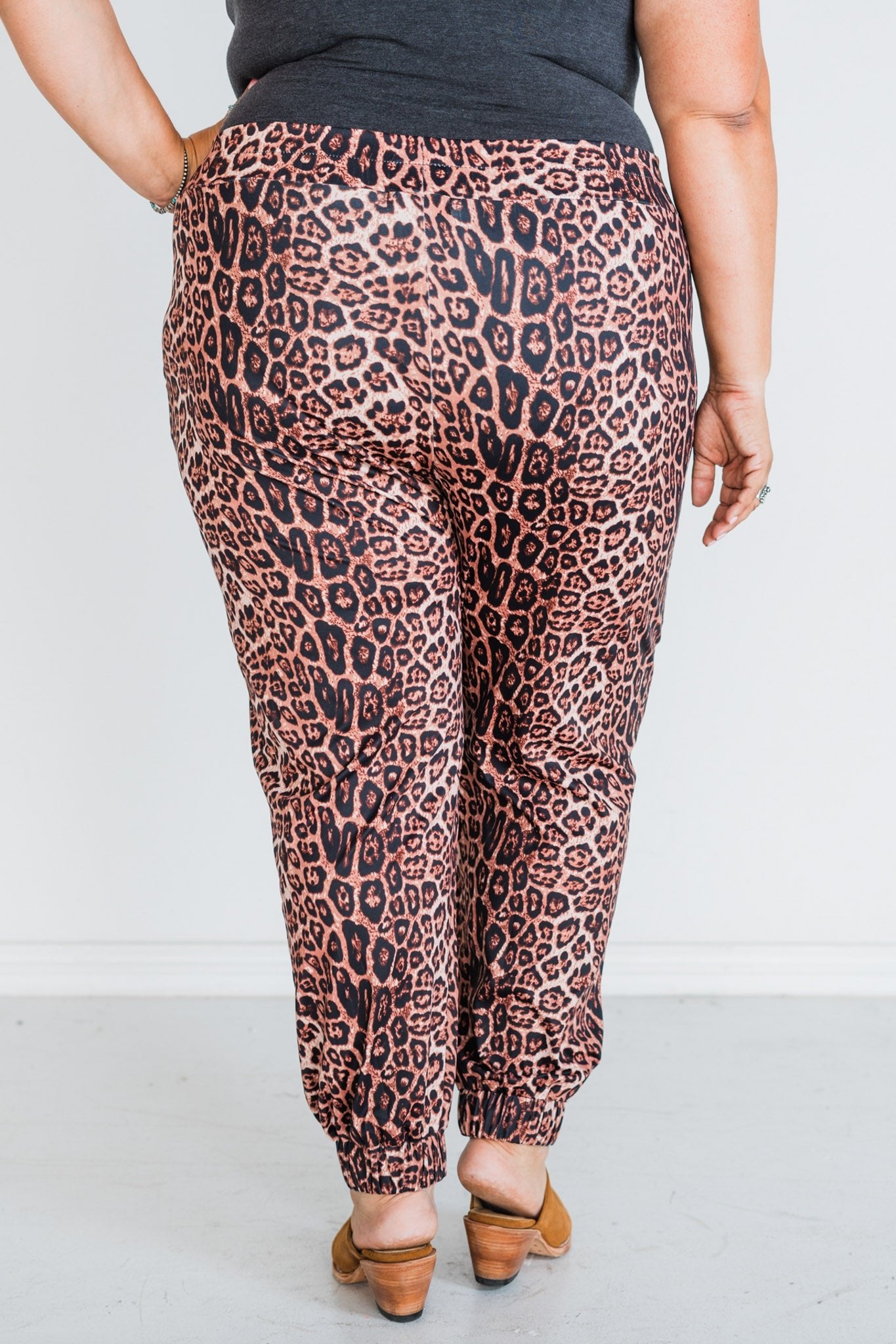 "Hear Me Roar" Animal Print Joggers - Whiskey Skies - STERLING KREEK