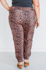 "Hear Me Roar" Animal Print Joggers - Whiskey Skies - STERLING KREEK