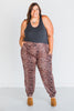 "Hear Me Roar" Animal Print Joggers - Whiskey Skies - STERLING KREEK
