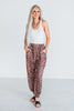 "Hear Me Roar" Animal Print Joggers - Whiskey Skies - STERLING KREEK