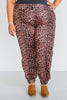 "Hear Me Roar" Animal Print Joggers - Whiskey Skies - STERLING KREEK