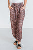"Hear Me Roar" Animal Print Joggers - Whiskey Skies - STERLING KREEK