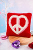 Heart Peace Sign Anchor Hook Pillow - Whiskey Skies - PEKING HANDICRAFT