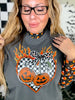 Heart Pumpkin Flames Halloween Graphic T-Shirt - Whiskey Skies - THE LATTIMORE CLAIM