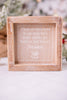 Hearts Forever Wood Framed Sign - Whiskey Skies - ADAMS & CO