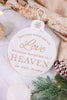 Heaven in Our Home Wooden Ornament - Whiskey Skies - ADAMS & CO