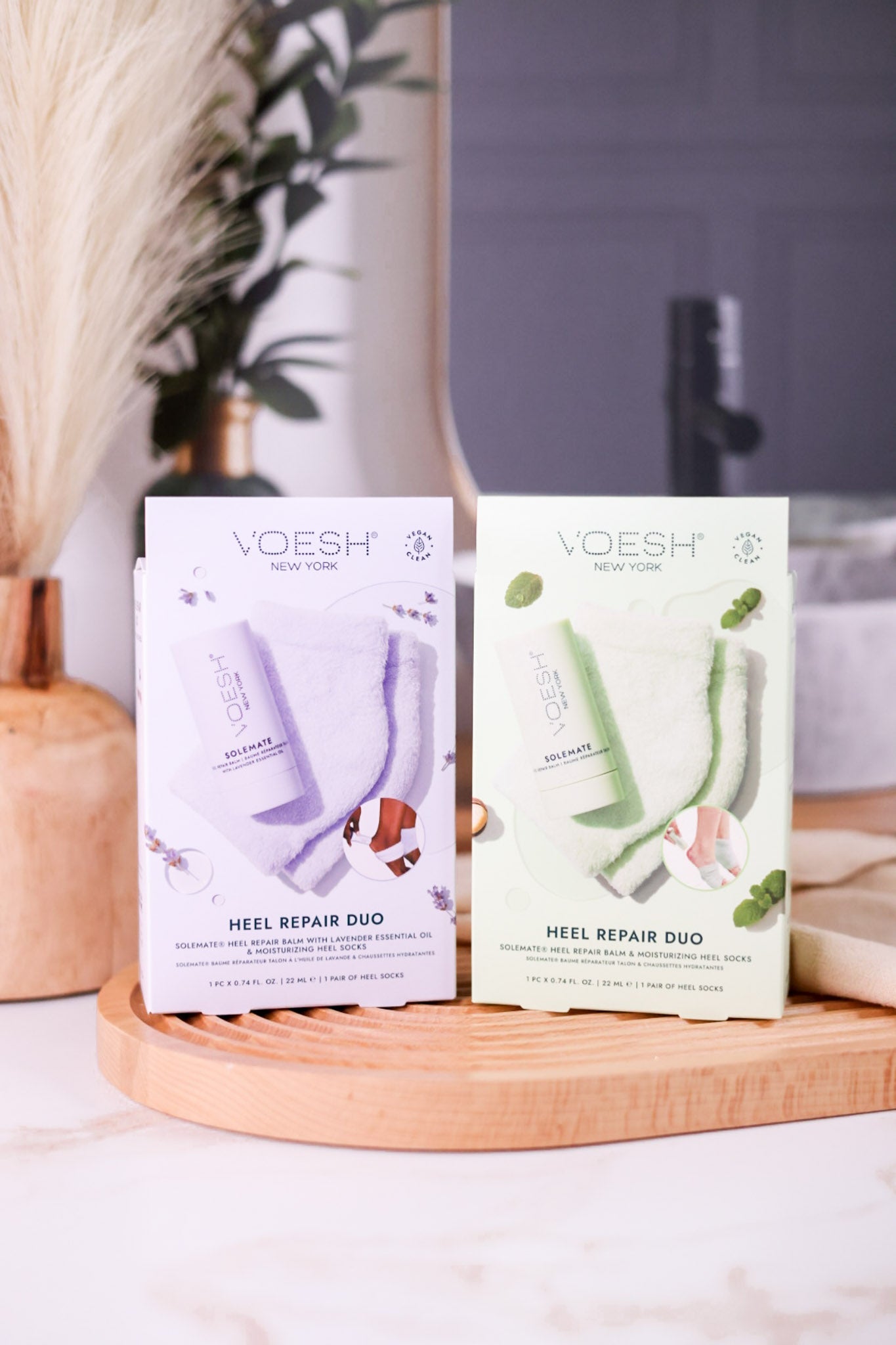 Heel Repair Duo (2 Scents) - Whiskey Skies - VOESH