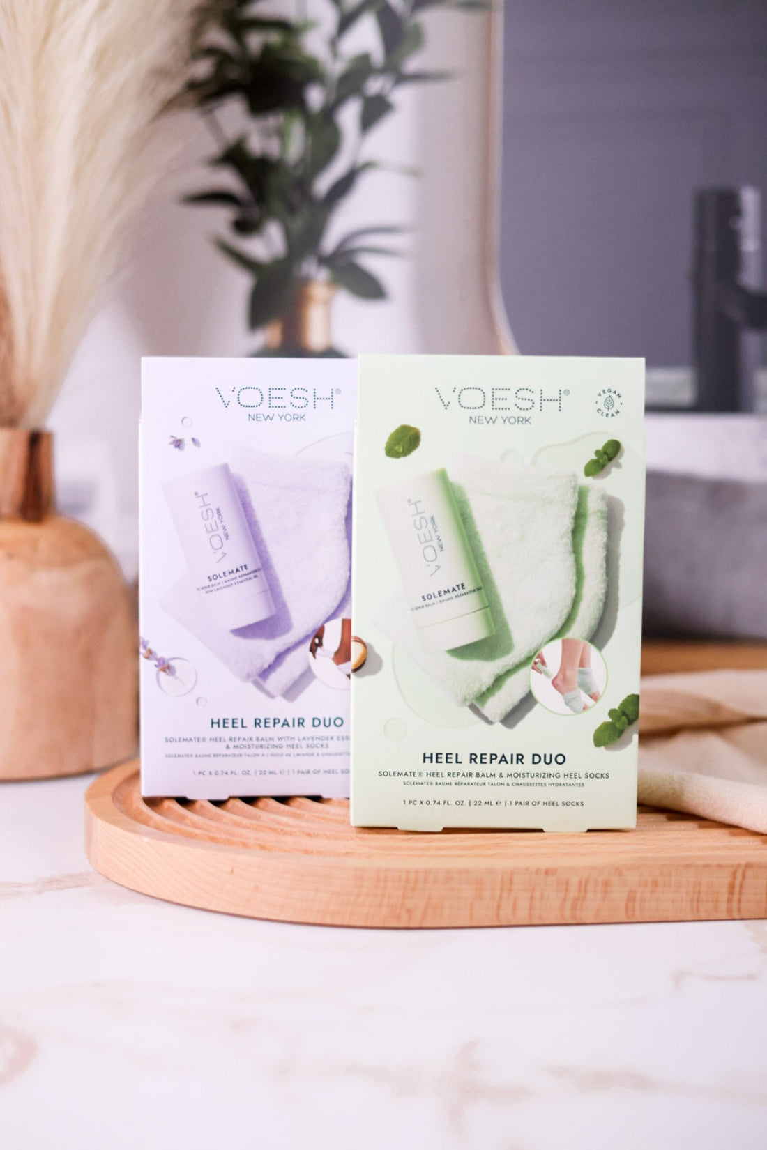 Heel Repair Duo (2 Scents) - Whiskey Skies - VOESH