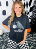 Hello Darkness My Old Friend Short Sleeve Graphic Tee - Whiskey Skies - GLAIME