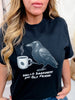 Hello Darkness My Old Friend Short Sleeve Graphic Tee - Whiskey Skies - GLAIME