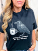 Hello Darkness My Old Friend Short Sleeve Graphic Tee - Whiskey Skies - GLAIME