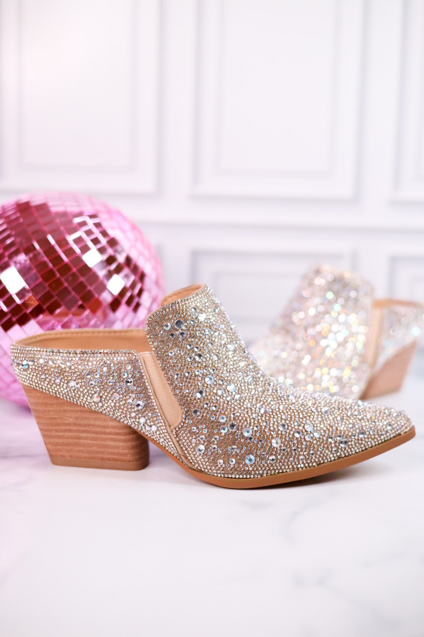 Hello Darlin Rhinestone Mule - Whiskey Skies - WHISKEY SKIES