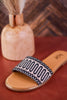 Here For A Good Time Black Sandals - Whiskey Skies - CORKYS FOOTWEAR