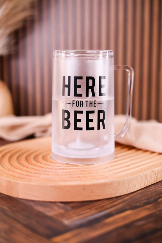 Here For The Beer Freezable 12oz Beer Mug - Whiskey Skies - PAVILION