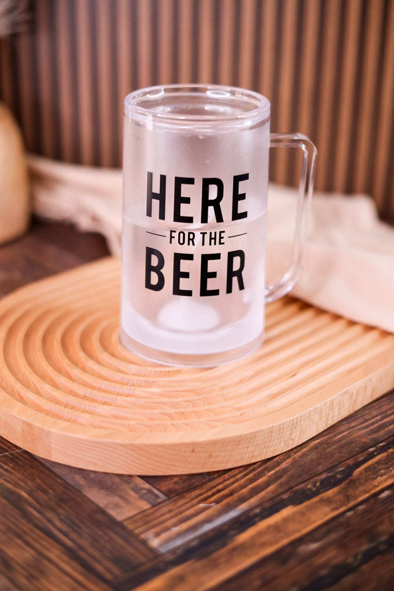 Here For The Beer Freezable 12oz Beer Mug - Whiskey Skies - PAVILION