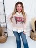Hereford Highway Long Sleeve Knit Sweater - Whiskey Skies - 2 FLY CO.